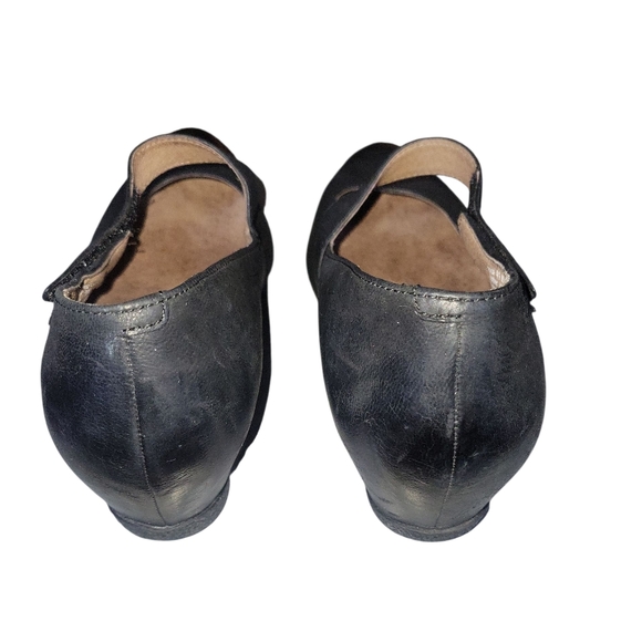 Dansko Roxanne Black Nubuck Leather Comfort Mary Jane Wedge Shoes Sz EU 41 US 10 - Picture 5 of 9